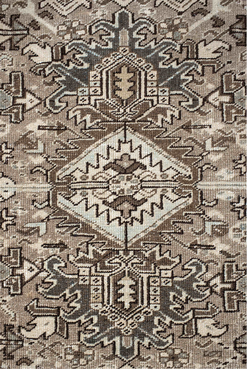 Antique Heriz Area Rug (7' x 10')